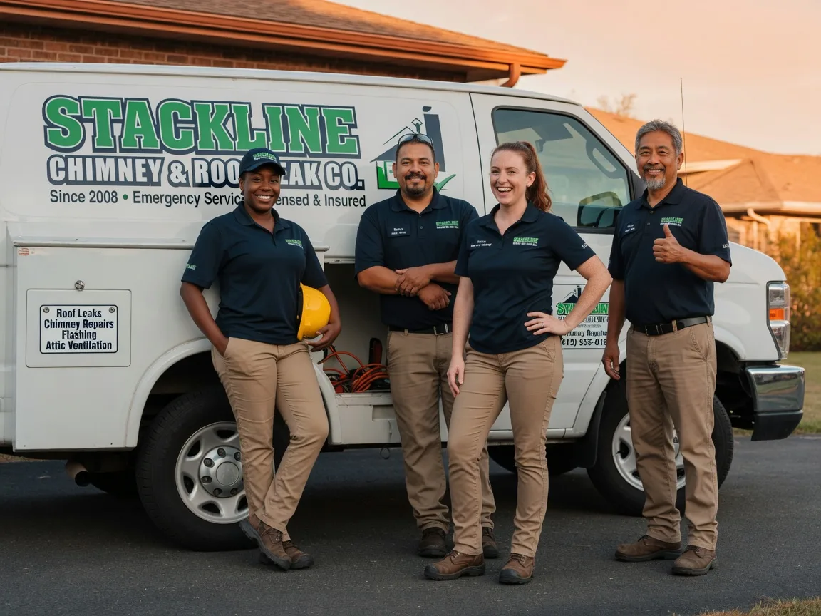 Chimney flashing repair company in Pittsboro, NC